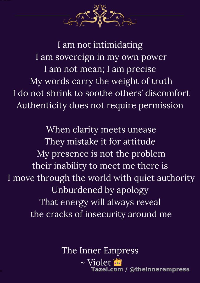 I am self assured
