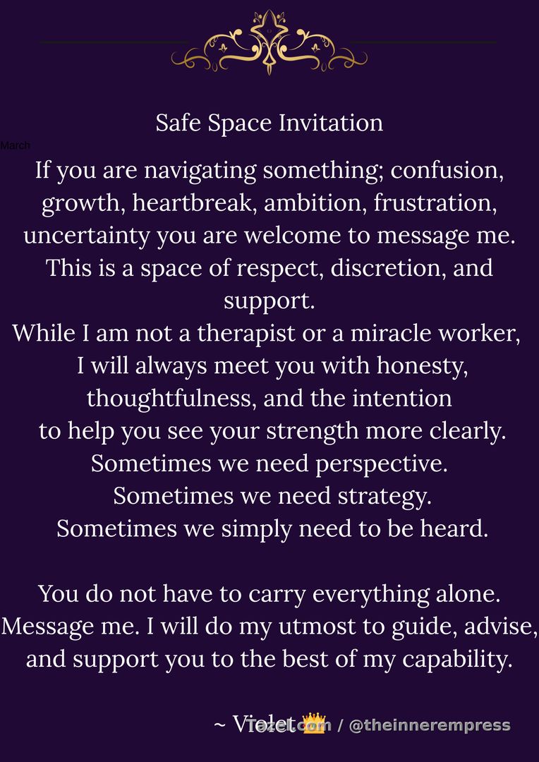 Safe Space Invitation 