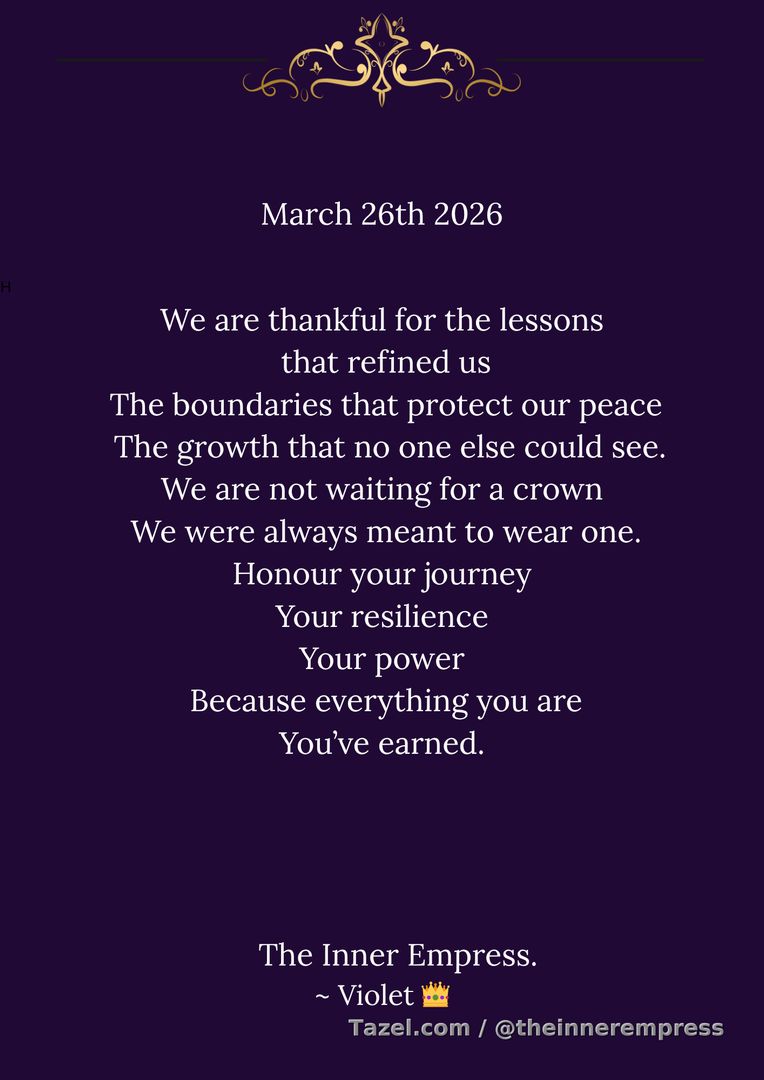 March 26th, 2026