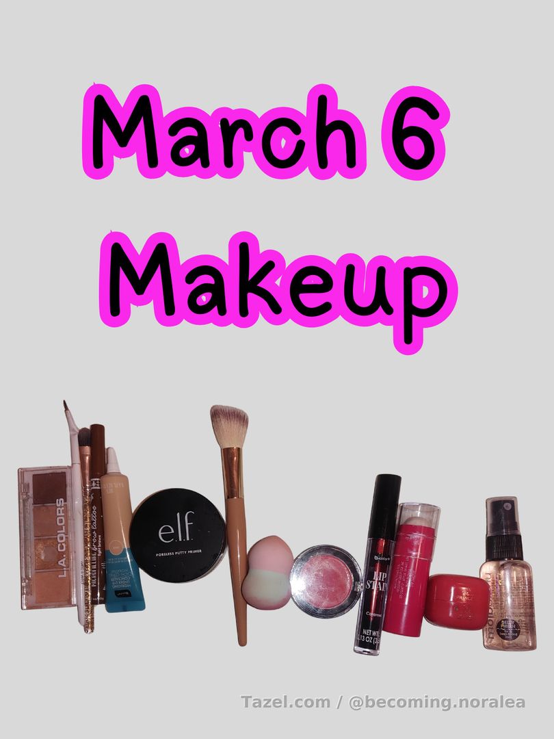 March 6 morning makeup. How did I do?