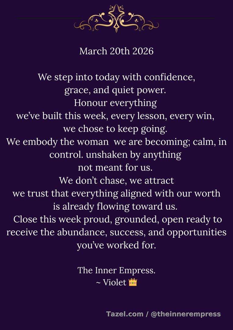 March 20th 2026