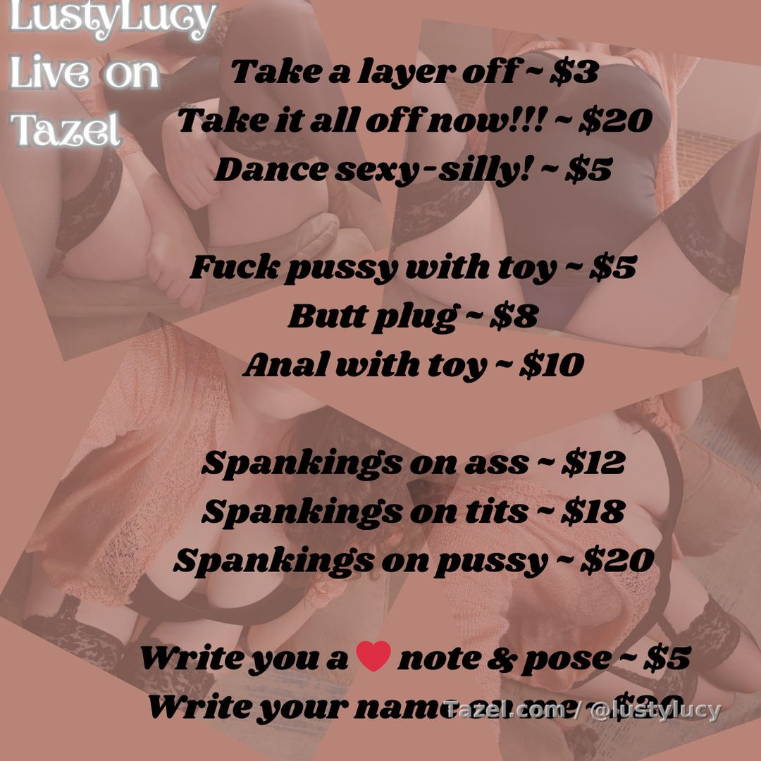 Tip me for extra fun and control during my livestream at 10am! (See the previous post)! 😀 