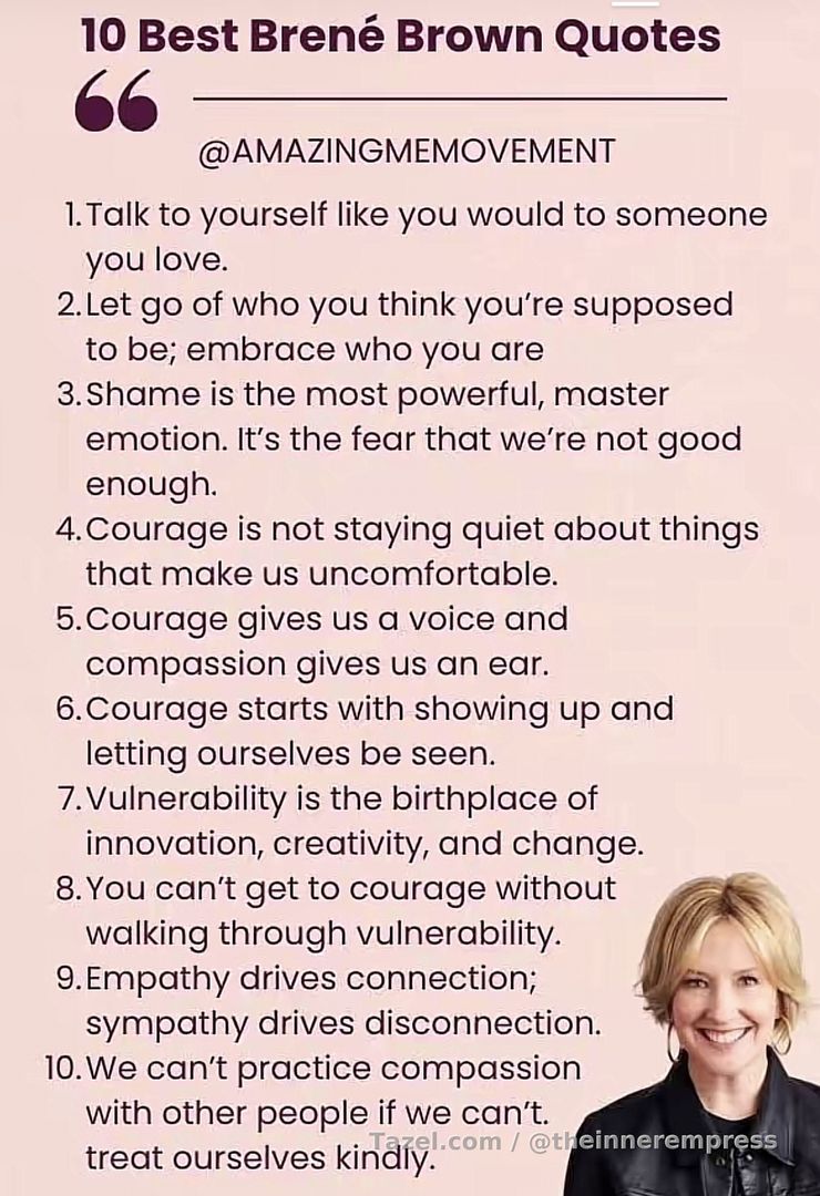Brené Brown words of wisdom