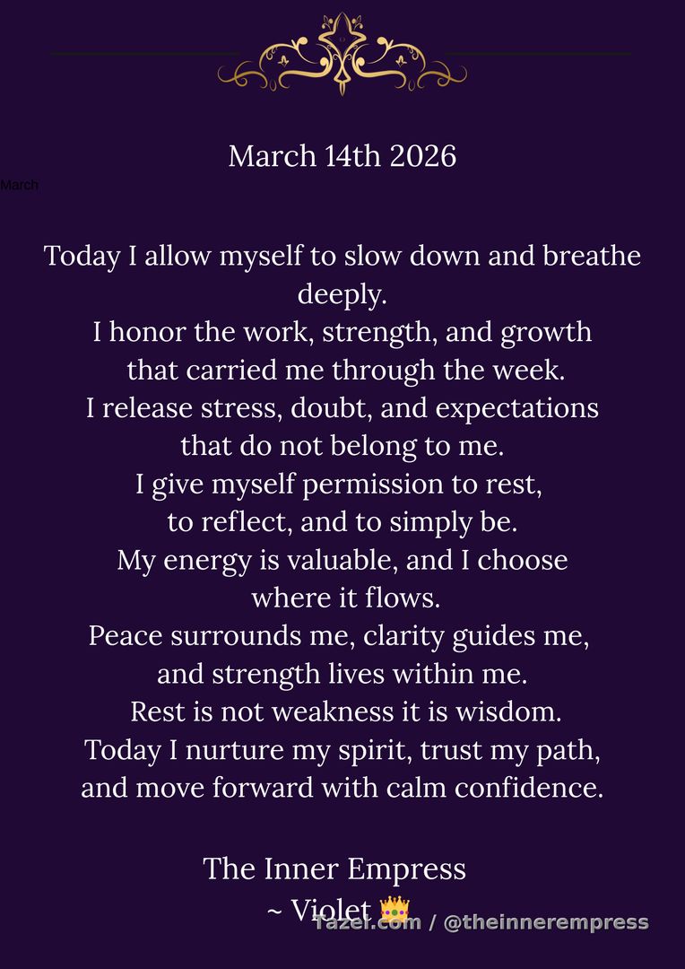 March 14th 2026
