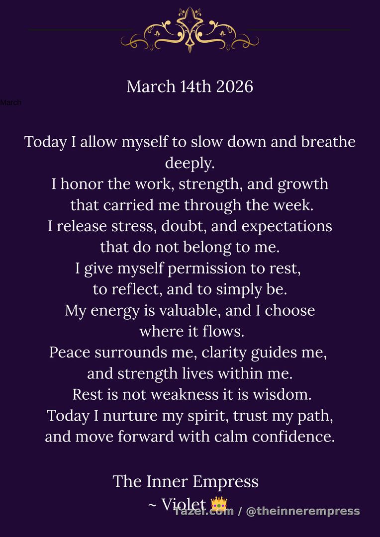 March 14th 2026