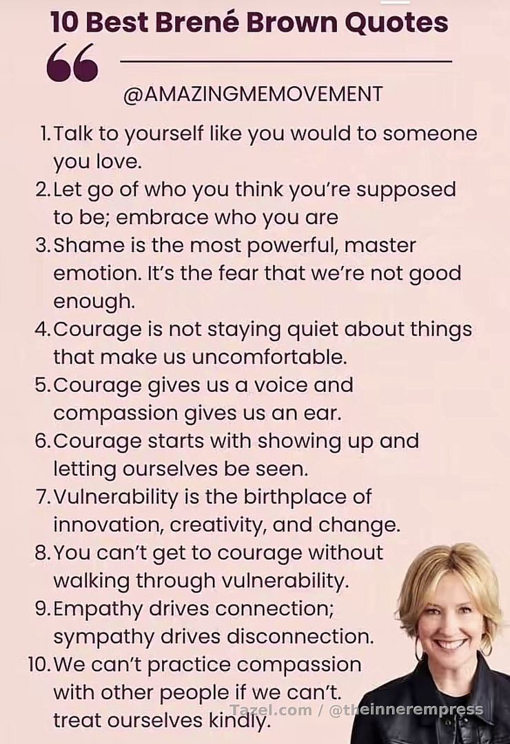 Brené Brown words of wisdom