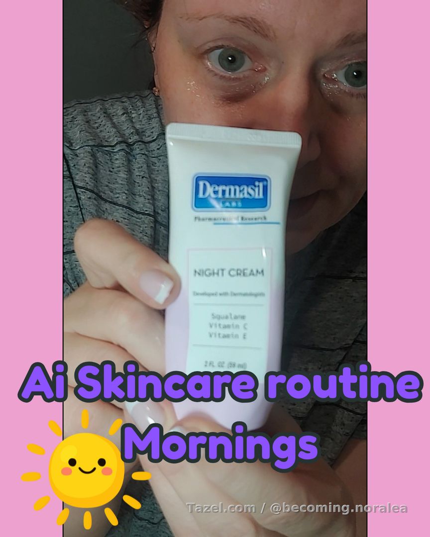 Skincare routine I had Ai make for me - morning. Watch me do my skincare! Stay tuned for the rest of the week! 🧴🧼