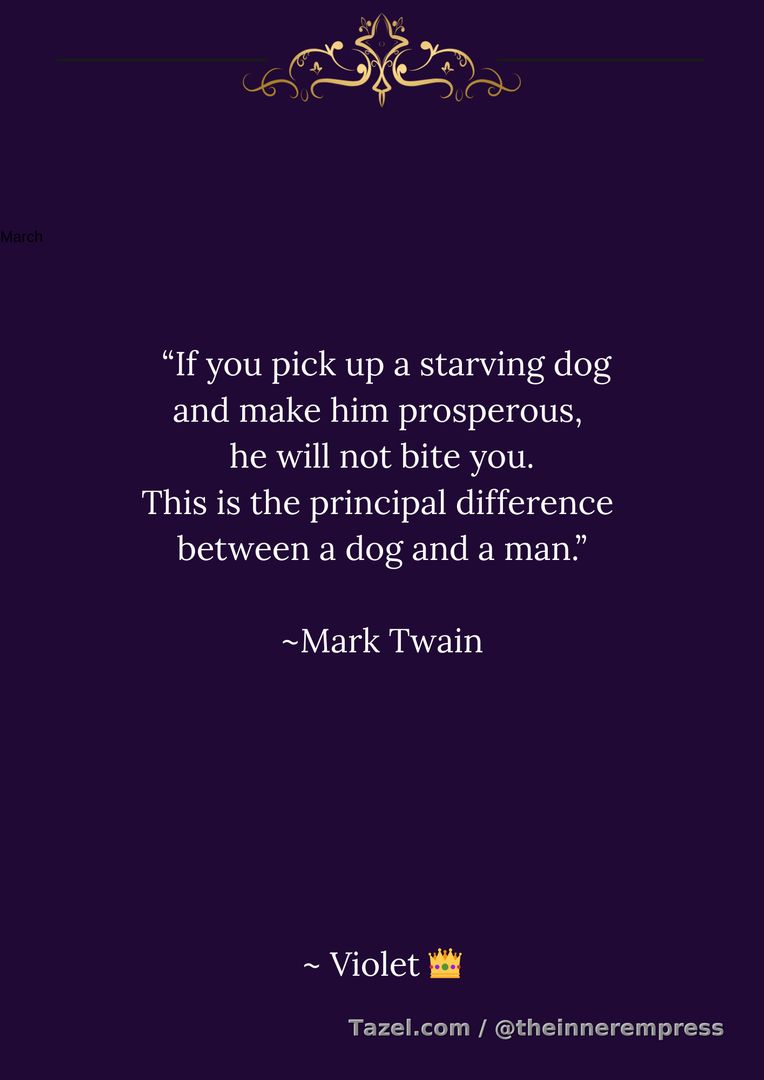 a great quote from Mark Twain