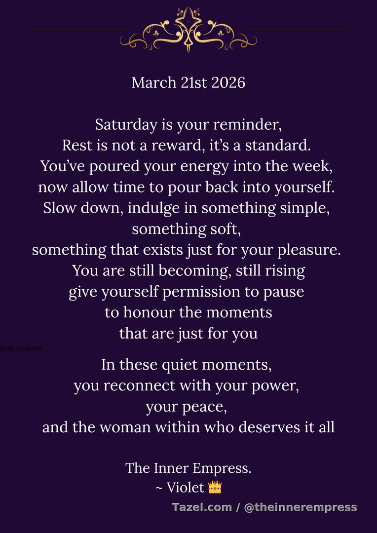 March 21st 2026