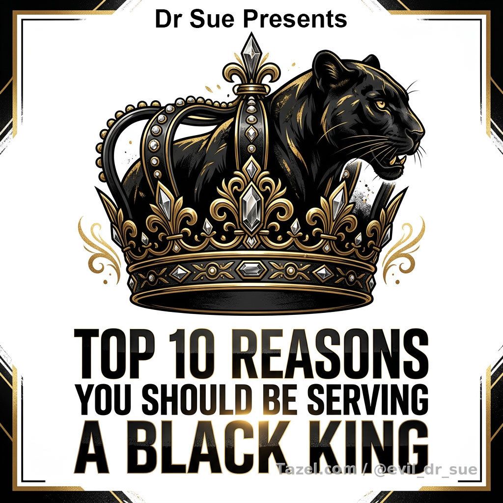 Top 10 Reasons YOU Should be Serving a Black King

Stop chasing validation in a dying empire and start serving in a thriving one. This audio lays out why submitting to a Black King isn’t just a kink—it’s the smartest evolutionary move you’ll make this century. Consider it your orientation manual for the BNWO. But use caution, the truth can sting and that feeling might just go between your legs.

Themes: pussyfree, white obsolescence, bbc, bnwo, truth, deep humiliation

SFX: background music

