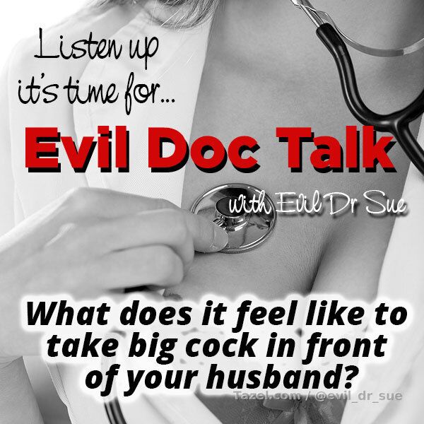 Evil Doc Talk - What Does it Feel Like to Take a Big Cock in Front of Your Husband?

In another of my fireside fetish chats I talk to you about just what a woman feels when she takes big cock in front of her husband by telling you a very sinful story.
So grab your socks wannabe cucks cause you'll need somewhere to spew with this one. Oh and did I mention, taking big BLACK cock in front of your husband?

Themes: BBC, cuckolding, cream pie, femme domme


Length: 15:41

Special/Vocal FX: none

Great. Hot. Very sexy voice, sexy story--you can tell she's a real cuckoldress. The way she says 