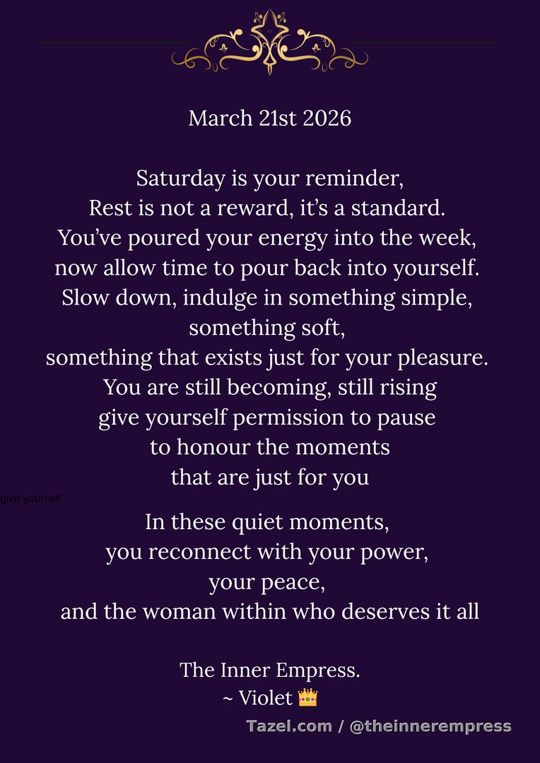 March 21st 2026
