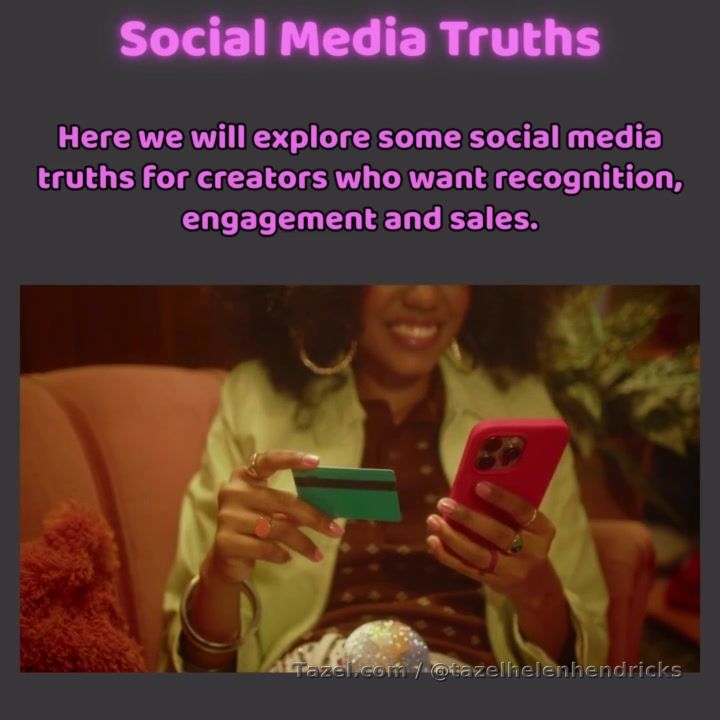 😀 A few social media truths: you may learn something new and/or feel inspired. Check it out!