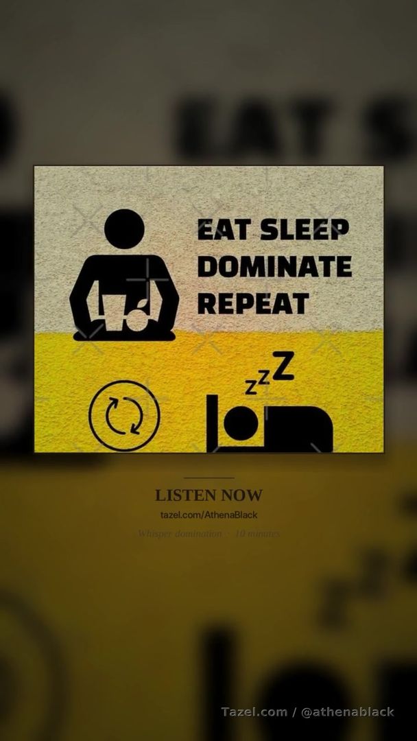 Sleep Control Audio – Whispered Domination To Fall Asleep

Surrender to my voice and let every whisper guide you into a deep, obedient sleep. This audio is designed for submissives who crave gentle domination even as they drift off. With subtle tasks and reminders woven into the narrative, you’ll find yourself obeying, reflecting, and preparing for me - without even realizing it.

As you listen, my words will:
Gently remind you of your place, reinforcing obedience.
Include small tasks for you to complete tomorrow, leaving your mind focused and eager.
Lull you into relaxation with ASMR-style whispers, tracing every instruction into your subconscious.

Perfect for nightly use, this audio helps you:
Sleep deeply while remaining mentally attentive to my commands.
Strengthen your submission effortlessly, even in rest.
Wake up ready, attentive, and eager to please.

Length: 10 minutes of whispered domination, embedded tasks, and calming instructions.

Tip: Use headphones for maximum immersion and obedience reinforcement.

